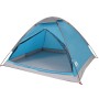 Tenda da Campeggio a Cupola per 2 Persone Blu Impermeabile