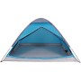 Tenda da Campeggio a Cupola per 2 Persone Blu Impermeabile