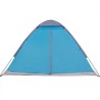 Tenda da Campeggio a Cupola per 2 Persone Blu Impermeabile