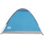Tenda da Campeggio a Cupola per 2 Persone Blu Impermeabile