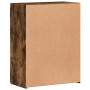 Schedario Rovere Fumo 60x32x77,5 cm in Legno Multistrato