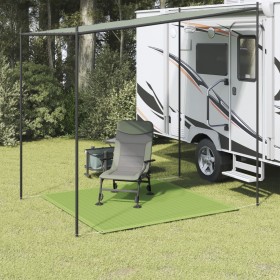 Tappeto da Tenda Verde Chiaro 250x250 cm HDPE