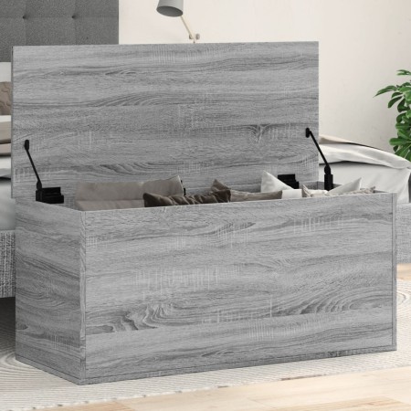 Contenitore Grigio Sonoma 100x42x46 cm Legno Multistrato