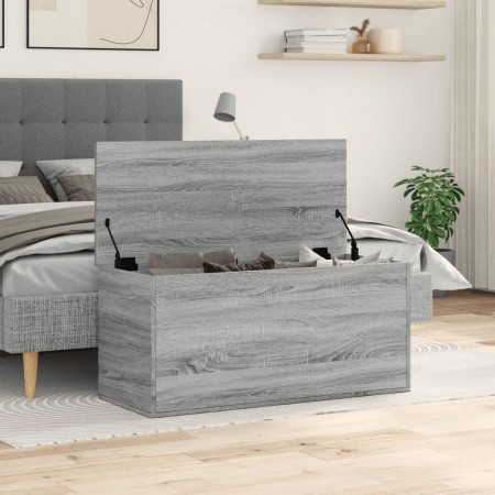 Contenitore Grigio Sonoma 100x42x46 cm Legno Multistrato