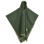 Poncho Antipioggia con Cappuccio Design 2 in 1 Verde 223x145 cm