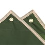 Poncho Antipioggia con Cappuccio Design 2 in 1 Verde 223x145 cm