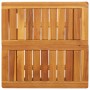 Tavolo da Giardino Pieghevole 50x50x50 cm Legno Massello Acacia