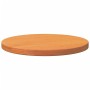 Piano Tavolo Rotondo Marrone Cera Ø40x2,5cm Legno Massello Pino