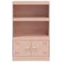 Credenza Rosa 67x39x107 cm in Acciaio