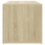 Panca Porta Scarpe Rovere Sonoma 105x35x35 cm Legno Multistrato