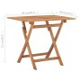 Set da Pranzo da Giardino 5 pz Pieghevole in Massello di Teak