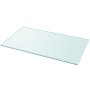Piano Tavolo Vetro Temperato Rettangolare 1200x650 mm