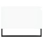 Tavolino da Salotto Bianco 90x50x36,5 cm in Legno Multistrato
