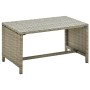 Set Divani da Giardino 4 pz con Cuscini in Polyrattan Beige