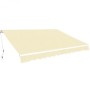 Tenda da Sole Pieghevole Manuale 600 cm Crema