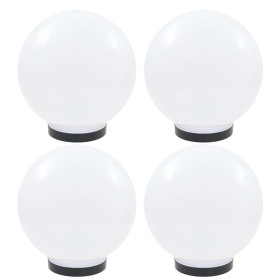 Set Lampade a LED Sferiche 4 pz 25 cm in PMMA