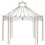 Padiglione da Giardino Marrone Anticato 400x258x378 cm in Ferro