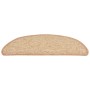 Tappeti Adesivi per Scale 15 pz 56x17x3 cm Nocciola