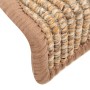 Tappeti Adesivi per Scale 15 pz 56x17x3 cm Nocciola