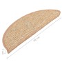 Tappeti Adesivi per Scale 15 pz 56x17x3 cm Nocciola