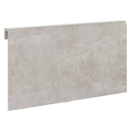 Tavolino Muro Pieghevole Grigio Cemento 100x60x56cm Multistrato