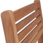 Sedie da Giardino 2 pz con Cuscini Antracite Massello di Teak