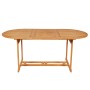 Set da Pranzo da Giardino 7 pz con Cuscini in Legno di Teak