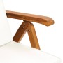 Set da Pranzo da Giardino 7 pz con Cuscini in Legno di Teak