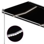 Tenda da Sole Retrattile Manuale LED 450x350 cm Antracite