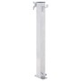 Colonna d'Acqua da Giardino 40 cm Acciaio Inox Quadrato