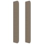 Testiera ad Orecchio Tortora 93x16x118/128 cm in Tessuto