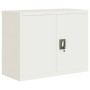 Armadio Classificatore Bianco 90x40x110 cm in Acciaio