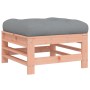 Set Divani Giardino 10pz con Cuscini Legno Massello di Douglas