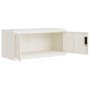 Armadio Classificatore Bianco 90x40x145 cm in Acciaio