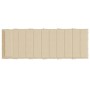 Cuscino per Lettino Beige 180x60x3 cm in Tessuto Oxford