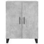 Credenza Grigio Cemento 69,5x34x180 cm in Legno Multistrato