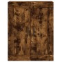 Credenza Rovere Fumo 69,5x34x180 cm in Legno Multistrato