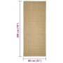 Tappeto in Sisal per Tiragraffi 80x200 cm