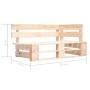 Set Divani in Pallet con Cuscini 4 pz in Pino Impregnato