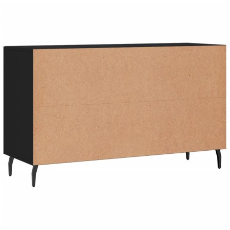 Credenza Nera 100x36x60 cm in Legno Multistrato