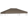 Copertura Superiore per Gazebo 310 g/m² 3x4m Grigio Talpa