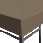 Copertura Superiore per Gazebo 310 g/m² 3x4m Grigio Talpa