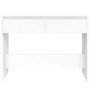 Tavolo Consolle Bianco 100x35x76,5 cm in Truciolato