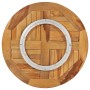 Vassoio Girevole da Tavola in Legno Massello di Teak