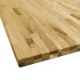 Piano del Tavolo Legno Massello di Rovere Quadrato 44mm 70x70cm