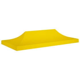 Tetto per Tendone per Feste 6x3 m Giallo 270 g/m²