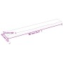 Ripiano a Parete 80x10x2 cm Legno Massello Rovere Non Trattato
