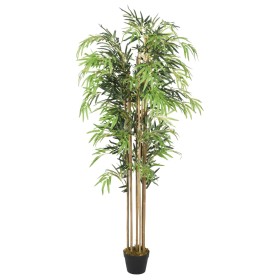 Albero Bambù Artificiale 1605 Foglie 180 cm Verde