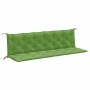 Cuscini Panca Giardino 2pz Verde Mélange 200x50x7 cm Tessuto