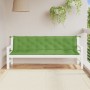 Cuscini Panca Giardino 2pz Verde Mélange 200x50x7 cm Tessuto